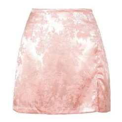 Boogzel Apparel Missed Calls Satin Skirt