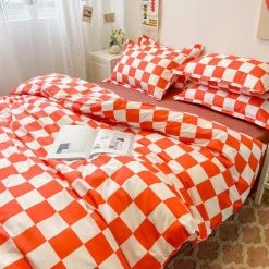 Boogzel Apparel Checker Bedding Set INDIE CLOTHES
