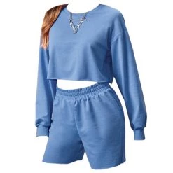 Boogzel Apparel Comfy Cute Sweatshirt & Shorts Co-Ord