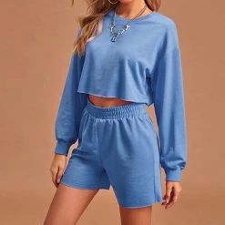 Boogzel Apparel Comfy Cute Sweatshirt & Shorts Co-Ord