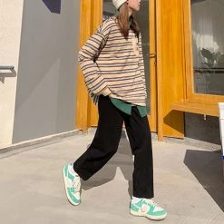 Boogzel Apparel 90s & VINTAGE Skater Girl Beige Pants