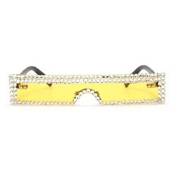Boogzel Apparel SUNGLASSES Be You Rhinestone Glasses