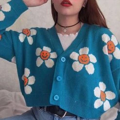Boogzel Apparel Dreams Of Daisies Cardigan