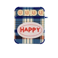 Boogzel Apparel Happy Plaid AirPods Case IPHONE CASES