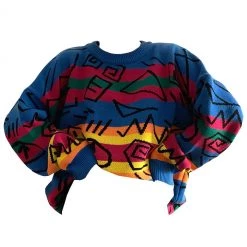 Boogzel Apparel GRUNGE CLOTHES Vintage Striped Sweater