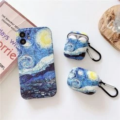 Boogzel Apparel IPHONE CASES Van Gogh AirPods Case
