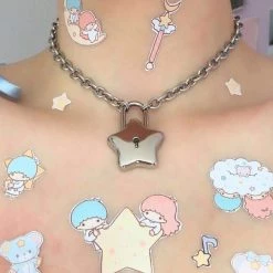 Boogzel Apparel Accessories Stellar Lock Up Chain Necklace