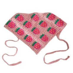Boogzel Apparel Strawberry Crochet Hair Scarf