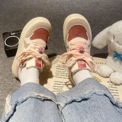 Boogzel Apparel SOFT GIRL OUTFITS Strawberry Aesthetic Sneakers