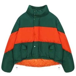 Boogzel Apparel Striped Padded Jacket