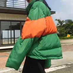 Boogzel Apparel Striped Padded Jacket