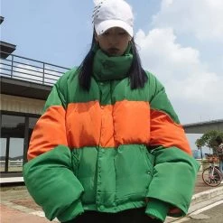 Boogzel Apparel Striped Padded Jacket