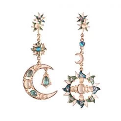 Boogzel Apparel DRESSED FOR SPACE Celestial Supernova Drop Earrings