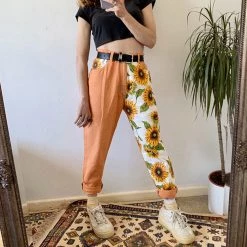 Boogzel Apparel Sunflowers High Waist Jeans