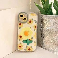 Boogzel Apparel Sunflowers Aesthetic IPhone Case