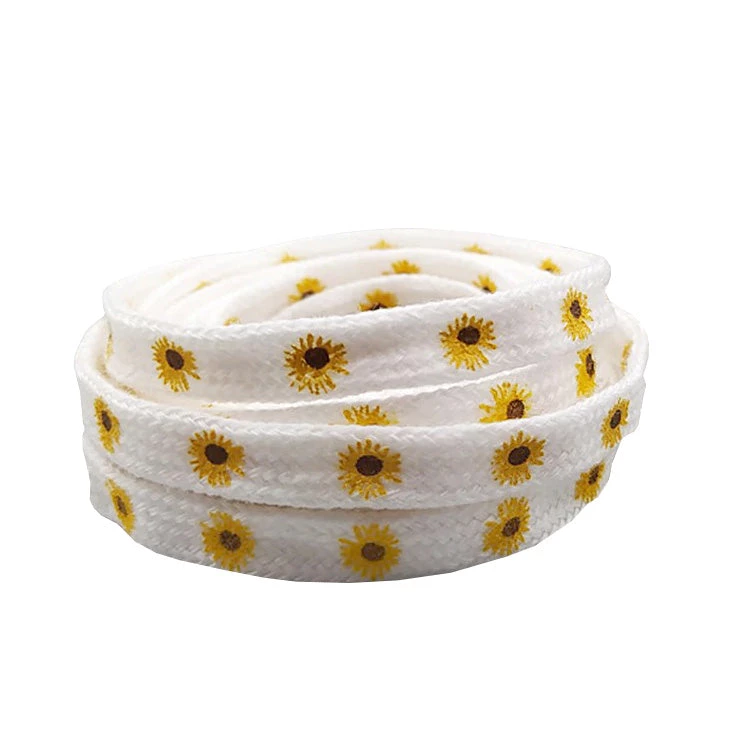 Boogzel Apparel Sunflower Shoe Laces COTTAGECORE / ARTSY 1 Boogzel Apparel Sunflower Shoe Laces COTTAGECORE / ARTSY