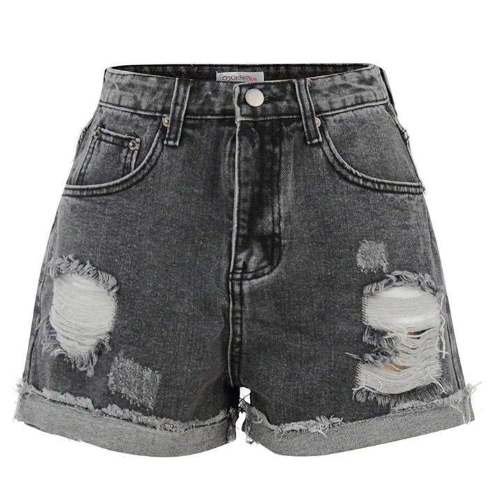 Boogzel Apparel Sun & Moon Grunge Shorts GRUNGE CLOTHES 4 Boogzel Apparel Sun & Moon Grunge Shorts GRUNGE CLOTHES