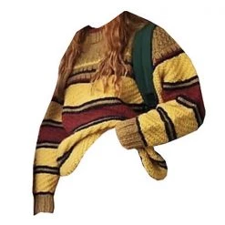 Boogzel Apparel Vintage Striped Oversized Sweater