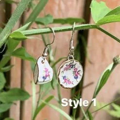 Boogzel Apparel Tea Time Earrings COTTAGECORE / ARTSY