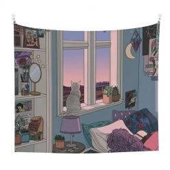Boogzel Apparel Home Decor Anime Room Wall Tapestry