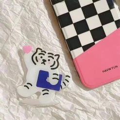 Boogzel Apparel Tiger Plaid IPhone Case