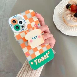 Boogzel Apparel Toast Checkered IPhone Case