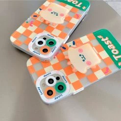 Boogzel Apparel Toast Checkered IPhone Case