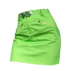 Boogzel Apparel Acid Spark Green Skirt Clothing