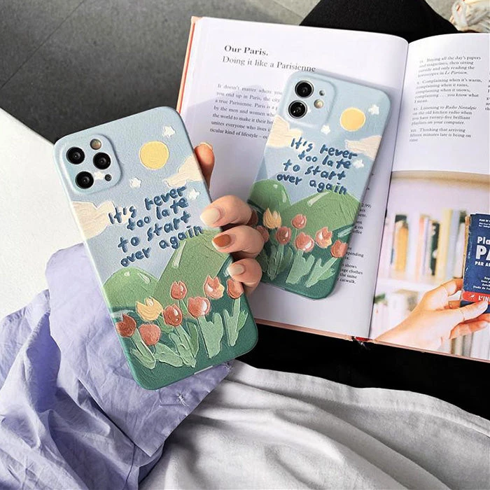 Boogzel Apparel Tulip Art IPhone Case 3 Boogzel Apparel Tulip Art IPhone Case