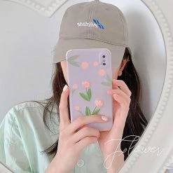 Boogzel Apparel IPHONE CASES Tulip Embroidery IPhone Case