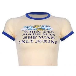 Boogzel Apparel She Was Only Joking Crop Top