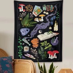 Boogzel Apparel Witch Wall Tapestry FAIRY GRUNGE