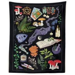 Boogzel Apparel Witch Wall Tapestry FAIRY GRUNGE