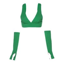 Boogzel Apparel Permanent Vacation Top & Gloves Set Y2K OUTFITS