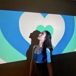 Boogzel Apparel 8 Сolors Y2K Heart Projector Light