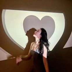 Boogzel Apparel 8 Сolors Y2K Heart Projector Light