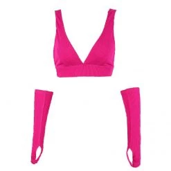 Boogzel Apparel Permanent Vacation Top & Gloves Set Y2K OUTFITS