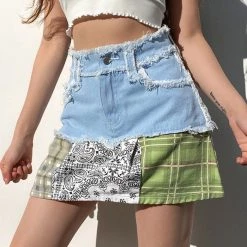 Boogzel Apparel Y2K Denim Skirt