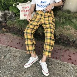 Boogzel Apparel Casual Plaid Pants
